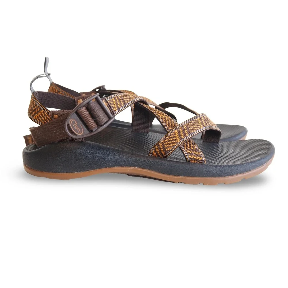 Chaco Sandals Youth 6 Black Brown Sport Hiking Outdoor Adjustable Kids Unisex